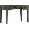 vidaXL Bureau Noir 110 x 50 x 75 cm Bois de manguier massif