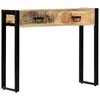 vidaXL Table console 90 x 30 x 75 cm Bois de manguier massif