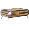 vidaXL Table basse 100 x 50 x 35 cm Bois de manguier massif