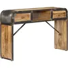 vidaXL Buffet 120 x 30 x 75 cm Bois de manguier massif