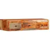 vidaXL Table console murale 100x25x20 cm Bois massif