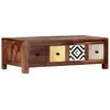 vidaXL Table basse 90x50x30 cm Bois massif