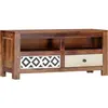 vidaXL Meuble TV 90x30x40 cm Bois solide