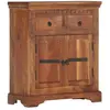 vidaXL Buffet 63 x 30 x 75 cm Bois d'acacia massif