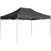 vidaXL Tente de réception pliable Aluminium 4,5x3 m Anthracite