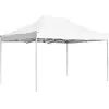 vidaXL Tente de réception pliable Aluminium 4,5x3 m Blanc