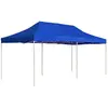 vidaXL Tente de réception pliable Aluminium 6 x 3 m Bleu