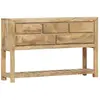 vidaXL Buffet 120 x 30 x 75 cm Bois de manguier massif
