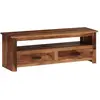 vidaXL Meuble TV 118x30x40 cm Bois massif