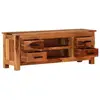 vidaXL Meuble TV 110x30x40 cm Bois solide