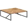 vidaXL Table basse 110x110x36 cm Bois d'acacia solide