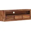 vidaXL Meuble TV 120x30x40 cm Bois solide