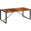 vidaXL Table à dîner 200x100x75 cm Bois de Sesham solide