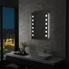 vidaXL Miroir mural à LED pour salle de bains 60x80 cm