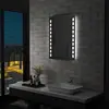 vidaXL Miroir mural à LED pour salle de bains 60x80 cm