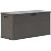 vidaXL Boîte de rangement de jardin 280 L Marron