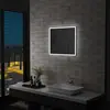 vidaXL Miroir mural à LED pour salle de bains 60x50 cm