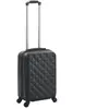 vidaXL Valise rigide Noir ABS