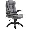 vidaXL Chaise de bureau Anthracite Similicuir