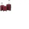 vidaXL Valise rigide 3 pcs Rouge bordeaux ABS