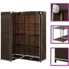 vidaXL Garde-robe d'angle Marron 130x87x169 cm