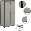 vidaXL Garde-robe Gris 75x50x160 cm