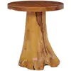 vidaXL Table basse 40 x 40 cm Bois de teck massif