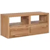 vidaXL Meuble TV 90x30x40 cm bois de teck solide