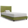 vidaXL Cadre de lit Vert Tissu 90 x 200 cm