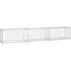vidaXL Mur en gabion avec couvercles Acier galvanisé 300 x 50 x 50 cm