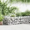 vidaXL Mur à gabion avec couvercles Acier galvanisé 600 x 50 x 50 cm