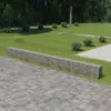 vidaXL Mur à gabion avec couvercles Acier galvanisé 600 x 30 x 50 cm
