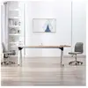 vidaXL Chaises à manger lot de 2 gris clair tissu