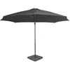 vidaXL Parasol avec base portable Anthracite