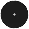 vidaXL Tapis de saut Tissu Noir pour trampoline rond de 3,66 m
