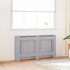 vidaXL Cache-radiateur anthracite 152x19x81,5 cm MDF