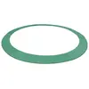 vidaXL Coussin de sécurité PE Vert de trampoline rond de 3,96 m