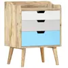 vidaXL Table de chevet 47x35x63 cm Bois de manguier solide