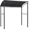 vidaXL Belvédère de barbecue 215x150x220 cm Anthracite Acier