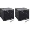 vidaXL Housse de réservoir d'eau de jardin 2pcs 8 oeillet 116x100x120cm