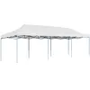 vidaXL Tente de réception pliable 3x9 m Blanc
