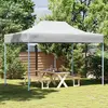 vidaXL Tente de réception pliable professionnelle 3x4 m Acier Blanc