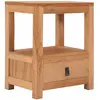 vidaXL Table de chevet 40x30x50 cm bois de teck massif