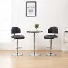 vidaXL Tabourets De Bar 2 Pcs Noir Similicuir - Vidaxl
