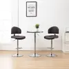 vidaXL Tabourets de bar lot de 2 marron similicuir