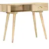 vidaXL Table console 90x45x75 cm bois de manguier massif