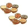 vidaXL Moitiés de noix de coco de nourriture d'oiseaux 10 pcs 290 g