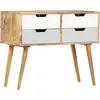 vidaXL Buffet 85 x 40 x 71 cm Bois de manguier massif