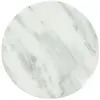 vidaXL Table basse Blanc et noir Ø65 cm Marbre solide véritable