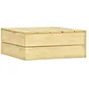 vidaXL Table de jardin 75x75x31 cm Bois de pin imprégné